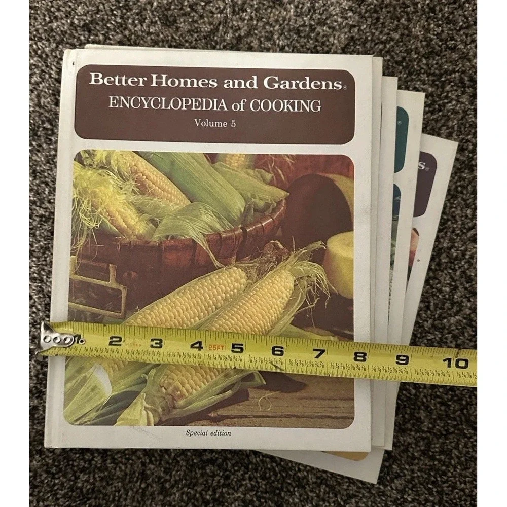RARE Better Homes & Gardens Encyclopedia‎ of Cooking Set Vol. # 1-5 Vintage 1970